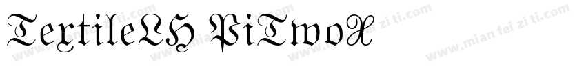 TextileLH PiTwo字体转换